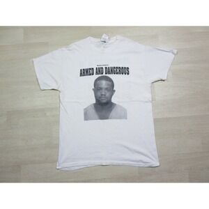 Vintage Ohio State Buckeyes T Shrit (L) Y2K Maurice Clarett "Armed & Dangerous"